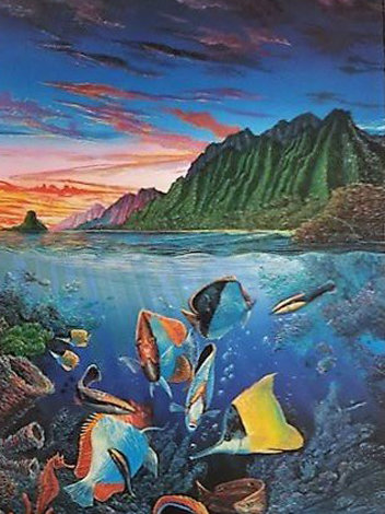 Undersea Waltz 1991 Limited Edition Print - Robert Lyn Nelson