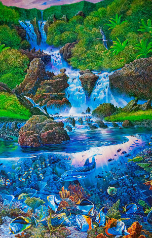 Enfolding Water Fantasy 1991 Limited Edition Print - Robert Lyn Nelson