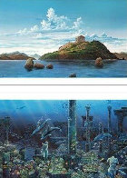 Athenian Odyssey Diptych 1985 Limited Edition Print by Robert Lyn Nelson - 0 Athenian Odyssey Diptych 1985 Limited Edition Print by Robert Lyn Nelson - 0