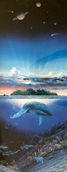 Untitled - Ecosystem, 1982, Serigraph on Paper, Marine Life and