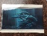 Untitled Whales 1979 32x56 - Huge Original Painting by Robert Lyn Nelson - 2