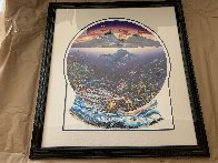 New Moon Over Windward Oahu 1999  Embellished PP Remarque  Limited Edition Print by Robert Lyn Nelson - 3