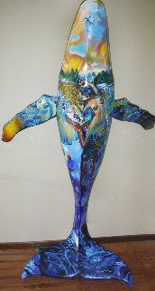Whales on Parade 2002 One of a Kind Acrylic Painting on Fiberglass Whale 90x60 Inches Original Painting - Robert Lyn Nelson Whales on Parade 2002 One of a Kind Acrylic Painting on Fiberglass Whale 90x60 Inches Original Painting - Robert Lyn Nelson