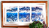 Lahaina Rhythms: Land and Sea Triptych 1987 - Huge Mural Sized - Hawaii Limited Edition Print by Robert Lyn Nelson - 1