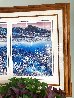 Lahaina Rhythms: Land and Sea Triptych 1987 - Huge Mural Sized - Hawaii Limited Edition Print by Robert Lyn Nelson - 3