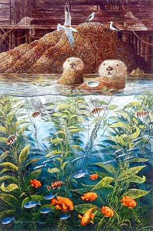 Natures Union at Monterey 1987 - Huge - California Limited Edition Print - Robert Lyn Nelson