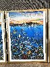 Molokini Fantasy Triptych 1993 - Huge Mural Size - Maui, Hawaii Limited Edition Print by Robert Lyn Nelson - 3