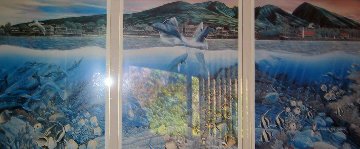 Lahaina Rhythm Land and Sea Triptych with Remarque Limited Edition Print - Robert Lyn Nelson Lahaina Rhythm Land and Sea Triptych with Remarque Limited Edition Print - Robert Lyn Nelson