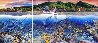 Lahaina Rhythm Land and Sea Triptych with Remarque 1987 - Huge Mural Size Limited Edition Print by Robert Lyn Nelson - 0