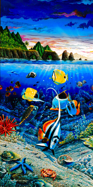 Voices from the Silent World 1989 Mixed Media on Masonite Panel by