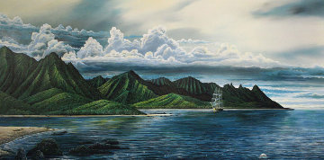 Hanalei Nani, Kauai, Hawaii 1984 Limited Edition Print - Robert Lyn Nelson Hanalei Nani, Kauai, Hawaii 1984 Limited Edition Print - Robert Lyn Nelson