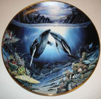 Moonlit Moment 1983 48x43 Original Painting - Robert Lyn Nelson Moonlit Moment 1983 48x43 Original Painting - Robert Lyn Nelson