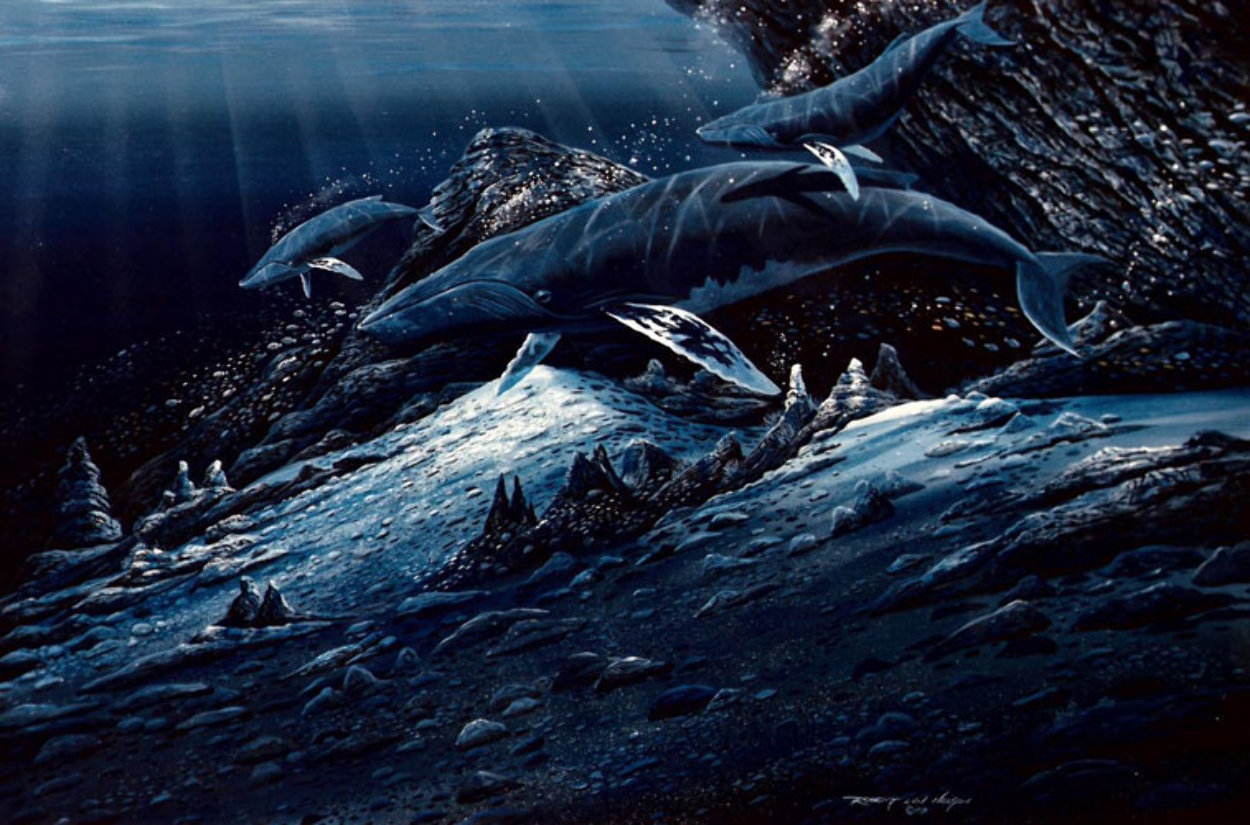 Shallow Waters 1983 24x36 Original Painting by Robert Lyn Nelson Shallow Waters 1983 24x36 Original Painting by Robert Lyn Nelson