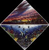 Diamonds of the Sea 1989 - Koa Wood Limited Edition Print by Robert Lyn Nelson - 1