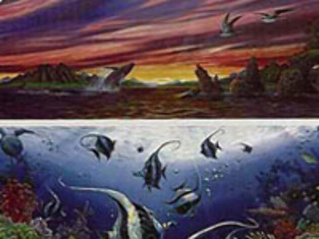 Diamonds of the Sea 1989 - Koa Wood Limited Edition Print by Robert Lyn Nelson