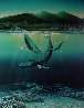 Two Worlds Unique 1980 - Lahaina, Maui, Hawaii Limited Edition Print by Robert Lyn Nelson - 4