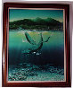 Two Worlds Unique 1980 - Lahaina, Maui, Hawaii Limited Edition Print by Robert Lyn Nelson - 1