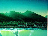 Two Worlds Unique 1980 - Lahaina, Maui, Hawaii Limited Edition Print by Robert Lyn Nelson - 2