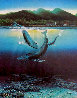 Two Worlds Unique 1980 - Lahaina, Maui, Hawaii Limited Edition Print by Robert Lyn Nelson - 0