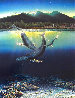Two Worlds 1980 - Lahaina, Maui, Hawaii Limited Edition Print by Robert Lyn Nelson - 0