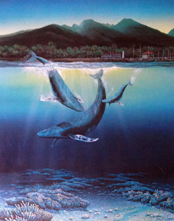 Two Worlds 1980 Limited Edition Print - Robert Lyn Nelson Two Worlds 1980 Limited Edition Print - Robert Lyn Nelson