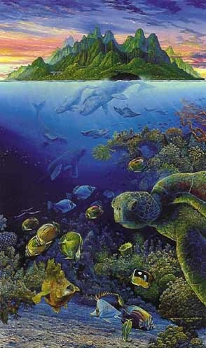 An Underwater Congress 1992 Limited Edition Print by Robert Lyn Nelson An Underwater Congress 1992 Limited Edition Print by Robert Lyn Nelson