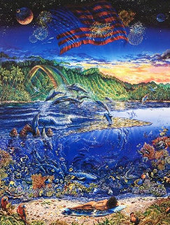 Ring of Life 1992 Limited Edition Print - Robert Lyn Nelson Ring of Life 1992 Limited Edition Print - Robert Lyn Nelson