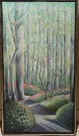 Early Spring 1984 30x16 Rare Landscape Original Painting by Lowell Blair Nesbitt - 1 Early Spring 1984 30x16 Rare Landscape Original Painting by Lowell Blair Nesbitt - 1