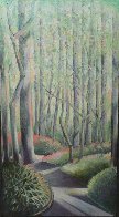 Early Spring 1984 30x16 Rare Landscape Original Painting by Lowell Blair Nesbitt - 0 Early Spring 1984 30x16 Rare Landscape Original Painting by Lowell Blair Nesbitt - 0