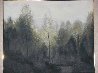 Forest Morning 1984 60x73 Huge (Early Landscape) - Mural Size Original Painting by Lowell Blair Nesbitt - 1