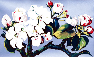 Apple Blossoms 1980 Limited Edition Print - Lowell Blair Nesbitt Apple Blossoms 1980 Limited Edition Print - Lowell Blair Nesbitt