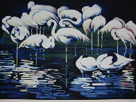 Flamingo Limited Edition Print by Lowell Blair Nesbitt - 3 Flamingo Limited Edition Print by Lowell Blair Nesbitt - 3