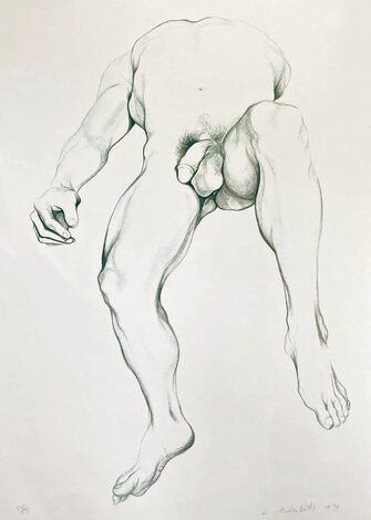 Nude Male Limited Edition Print - Lowell Blair Nesbitt