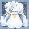 Winter Iris 1986 54x54 - Huge Original Painting by Lowell Blair Nesbitt - 0