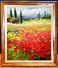 Blooming Field 49x42 - Huge Original Painting by Gerhard Nesvadba - 1