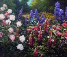 Flower Meadow 31x35 Original Painting by Gerhard Nesvadba - 0