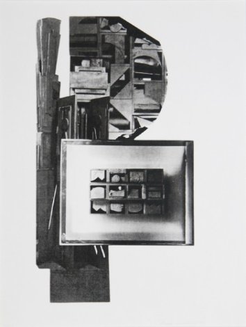 Facades 1 Limited Edition Print - Louise Nevelson