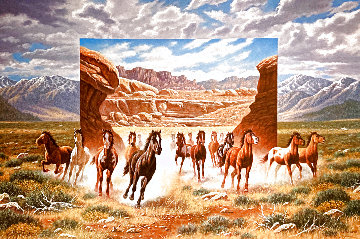 Race Against Time Limited Edition Print - Bo Newell Race Against Time Limited Edition Print - Bo Newell