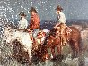 Canyon Night Riders 18x22 Original Painting by Gary Niblett - 2