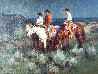 Canyon Night Riders 18x22 Original Painting by Gary Niblett - 0