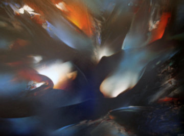 Aurora Borealis 54x42 Super Huge Original Painting - Leonardo Nierman Aurora Borealis 54x42 Super Huge Original Painting - Leonardo Nierman