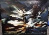 Phantom Ship 36x48 Original Painting by Leonardo Nierman - 1 Phantom Ship 36x48 Original Painting by Leonardo Nierman - 1