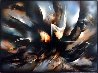 Serie Del Buque Fantasma 1960 35x49 Original Painting by Leonardo Nierman - 1 Serie Del Buque Fantasma 1960 35x49 Original Painting by Leonardo Nierman - 1