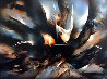 Serie Del Buque Fantasma 1960 35x49 Original Painting by Leonardo Nierman - 0 Serie Del Buque Fantasma 1960 35x49 Original Painting by Leonardo Nierman - 0