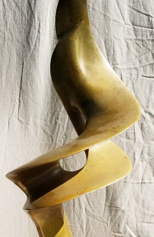 Flame of Hope Bronze Sculpture 1995 28 in Sculpture - Leonardo Nierman
