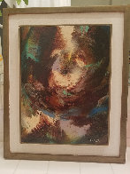 Untitled Painting 21x18 Original Painting by Leonardo Nierman - 1 Untitled Painting 21x18 Original Painting by Leonardo Nierman - 1
