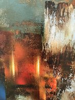 Wall 58x45 Huge Original Painting by Leonardo Nierman - 2 Wall 58x45 Huge Original Painting by Leonardo Nierman - 2