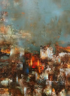 Wall 58x45 Super Huge Original Painting by Leonardo Nierman - 0 Wall 58x45 Super Huge Original Painting by Leonardo Nierman - 0