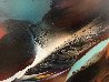 Imaginary Landscape 30x38 Original Painting by Leonardo Nierman - 7 Imaginary Landscape 30x38 Original Painting by Leonardo Nierman - 7