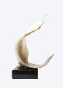 Whte Onyx Sculpture 1979 43 in Sculpture by Leonardo Nierman - 3 Whte Onyx Sculpture 1979 43 in Sculpture by Leonardo Nierman - 3